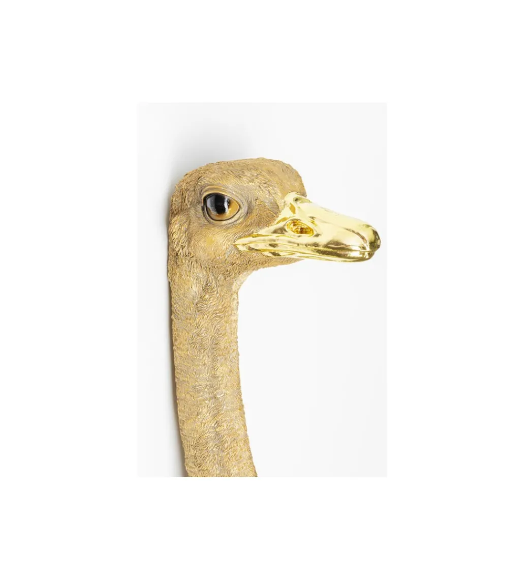 Ozdoba ścienna OSTRICH 18 x 71 cm złota*KDesign Hot