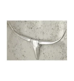 Ozdoba ścienna rogi Bull 75 cm srebrne*Invicta Interior Clearance