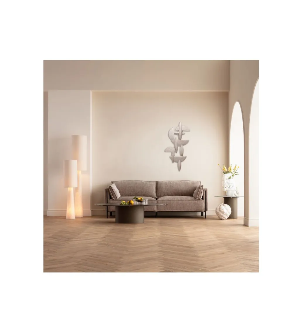 Ozdoba ścienna ROTONDO PEZZI 118 cm beżowa*KDesign Outlet