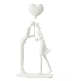 Ozdoba Kiss Heart Balloon biała*J-Line New