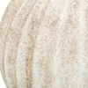 Ozdoba RUSTIC 12 cm ceramiczna kula biała*Exclusivas Best