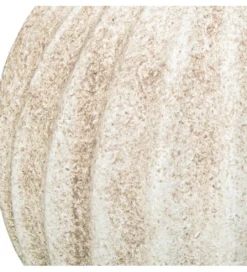 Ozdoba RUSTIC 12 cm ceramiczna kula biała*Exclusivas Best