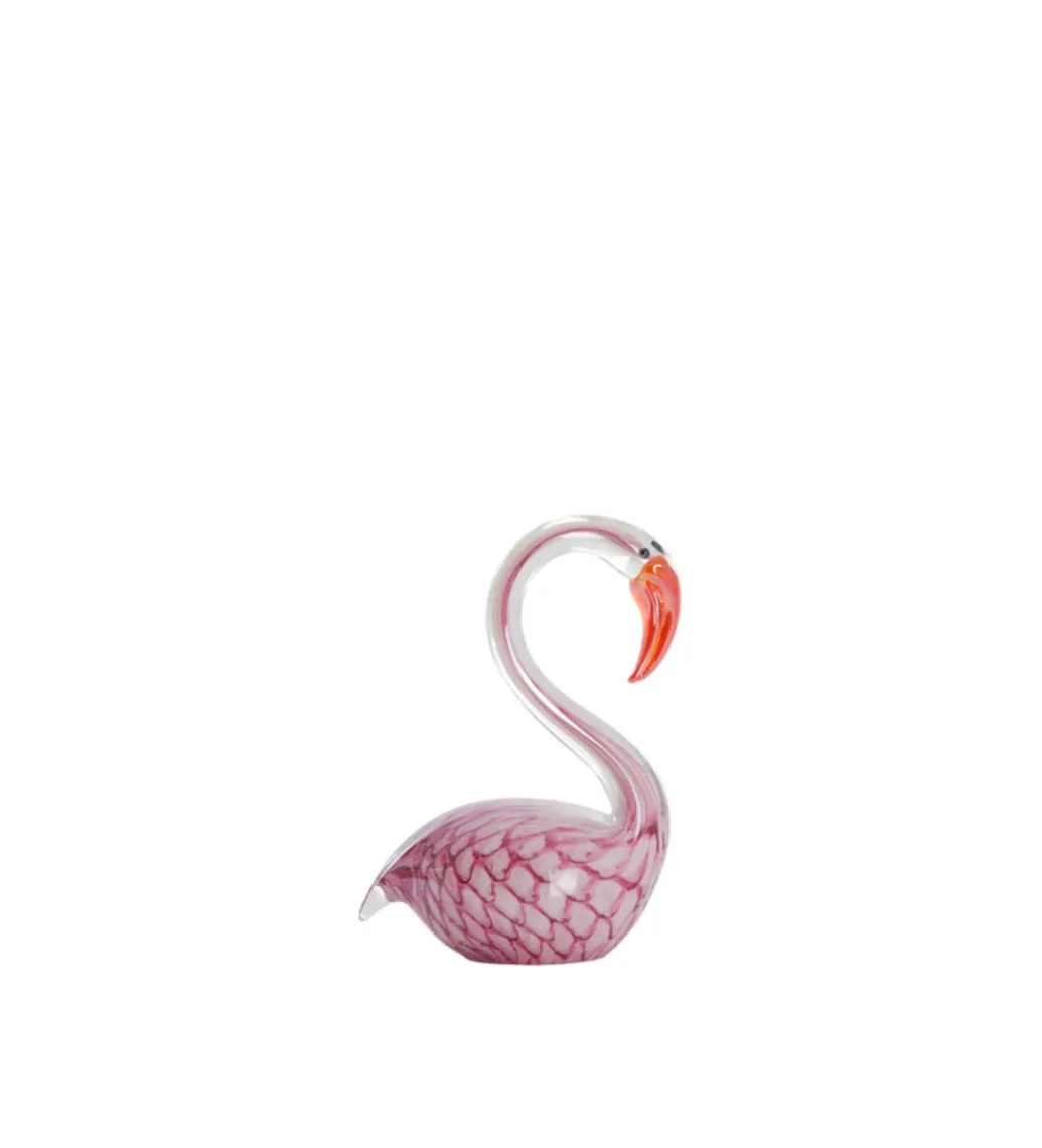 Ozdoba SWAN 17 cm szklana*L&L Best