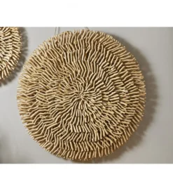 Ozdoba z drewna ścienna CIRCULOS 120 cm naturalna*Imeri Online