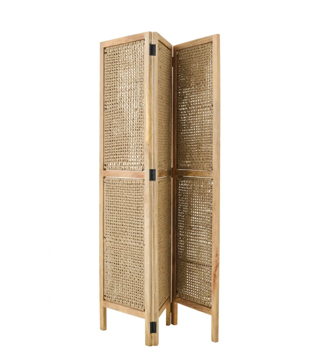 Parawan CANETY 140 cm drewno mango*J-Line Discount
