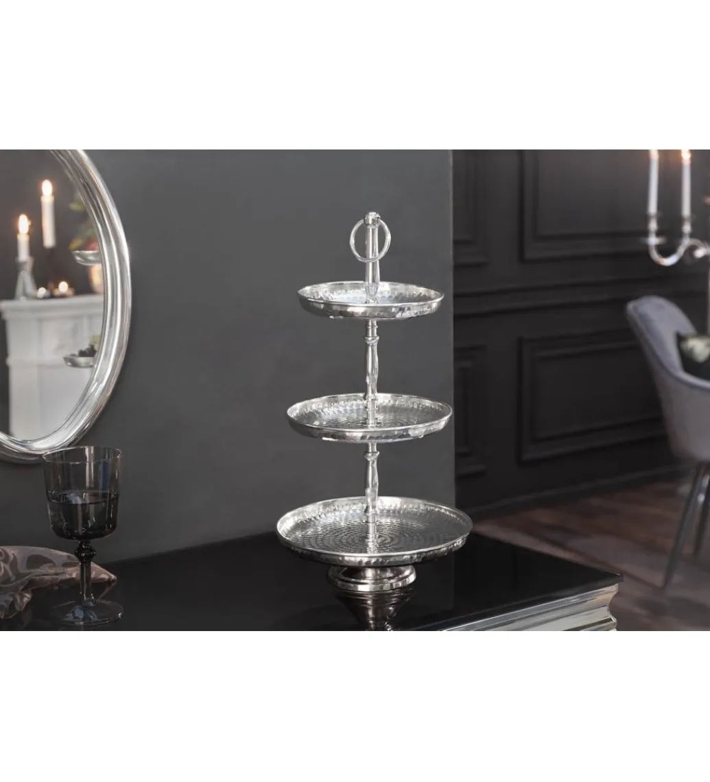 Patera ORIENT 50 Cm Srebrna*Invicta Interior - przedsprzedaż Outlet