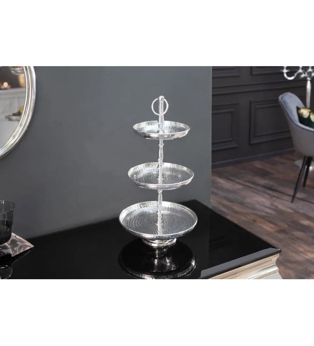 Patera ORIENT 50 Cm Srebrna*Invicta Interior - przedsprzedaż Outlet