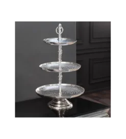 Patera ORIENT 50 Cm Srebrna*Invicta Interior - przedsprzedaż Outlet