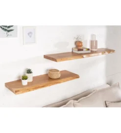Półka Ścienna ARKTYKA Mammut 115 Cm Akacja honey*Invicta Interior - przedsprzedaż Discount