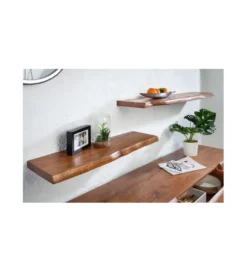 Półka Ścienna ARKTYKA Mammut 115 Cm Akacja honey*Invicta Interior - przedsprzedaż Discount