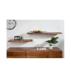 Półka Ścienna ARKTYKA Mammut 115 Cm Akacja honey*Invicta Interior - przedsprzedaż Discount