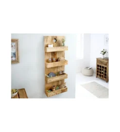 Półka ścienna CASTELO 80 cm drewno mango*Invicta Interior