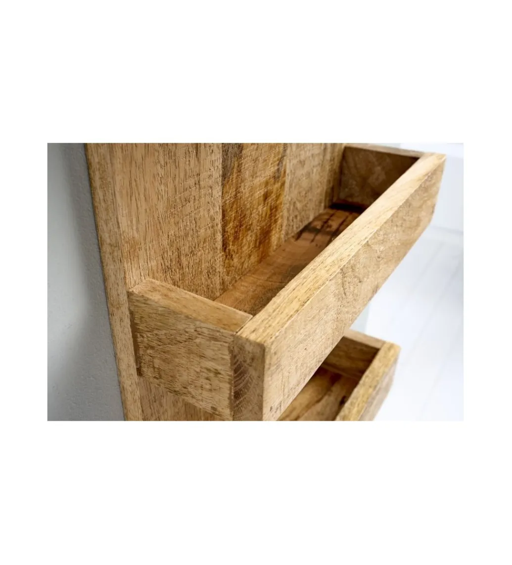 Półka ścienna CASTELO 80 cm drewno mango*Invicta Interior