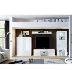 Półka ścienna EASY 138 cm biała*MCA Linia Włoska Outlet