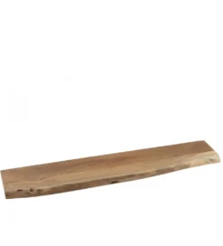Półka ścienna GERARD 115 cm drewno akacja*J-Line Clearance