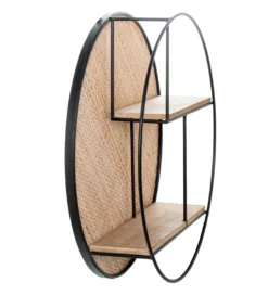 Półka ścienna LUNAV 50 cm wiklina*Exclusivas Sale