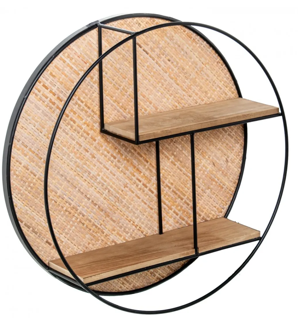 Półka ścienna LUNAV 50 cm wiklina*Exclusivas Sale