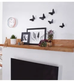 Półka ścienna MUMBAI 80 cm drewno akacja*WOHNLING, GERMANY Online