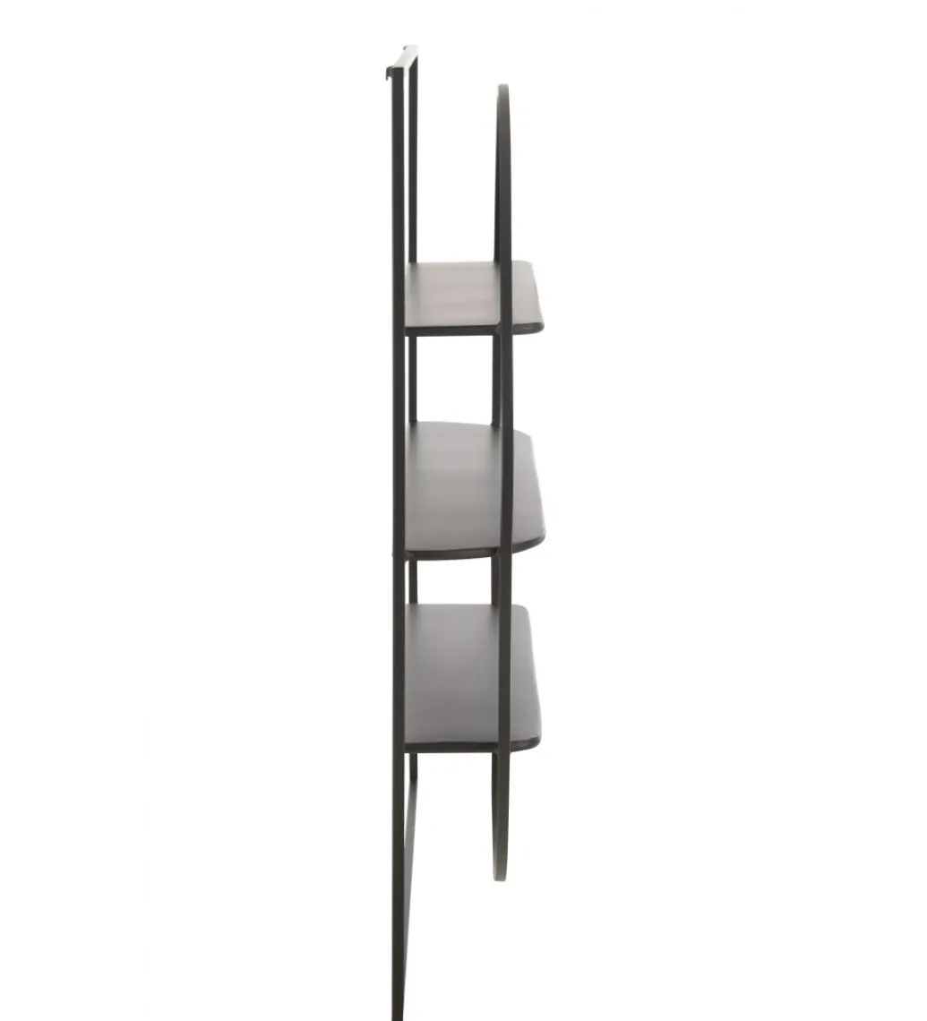 Półka ścienna NEWS 80 cm czarna*J-Line
