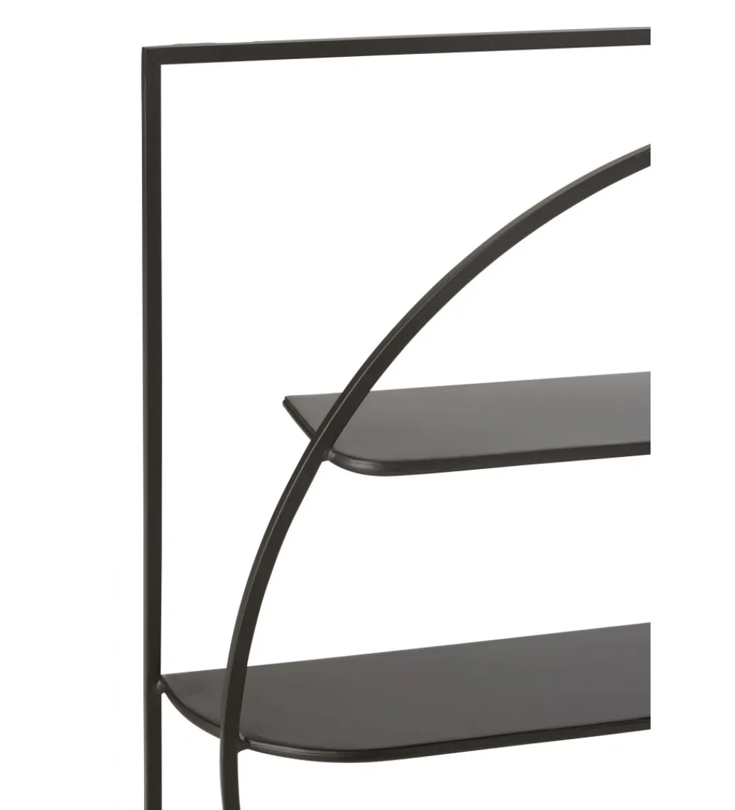 Półka ścienna NEWS 80 cm czarna*J-Line