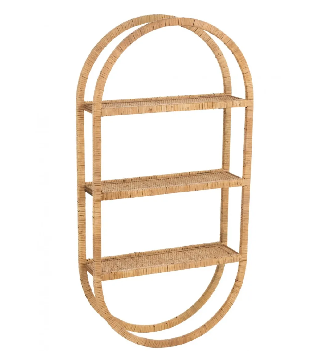 Półka ścienna Plank 56 cm rattan*J-Line Sale