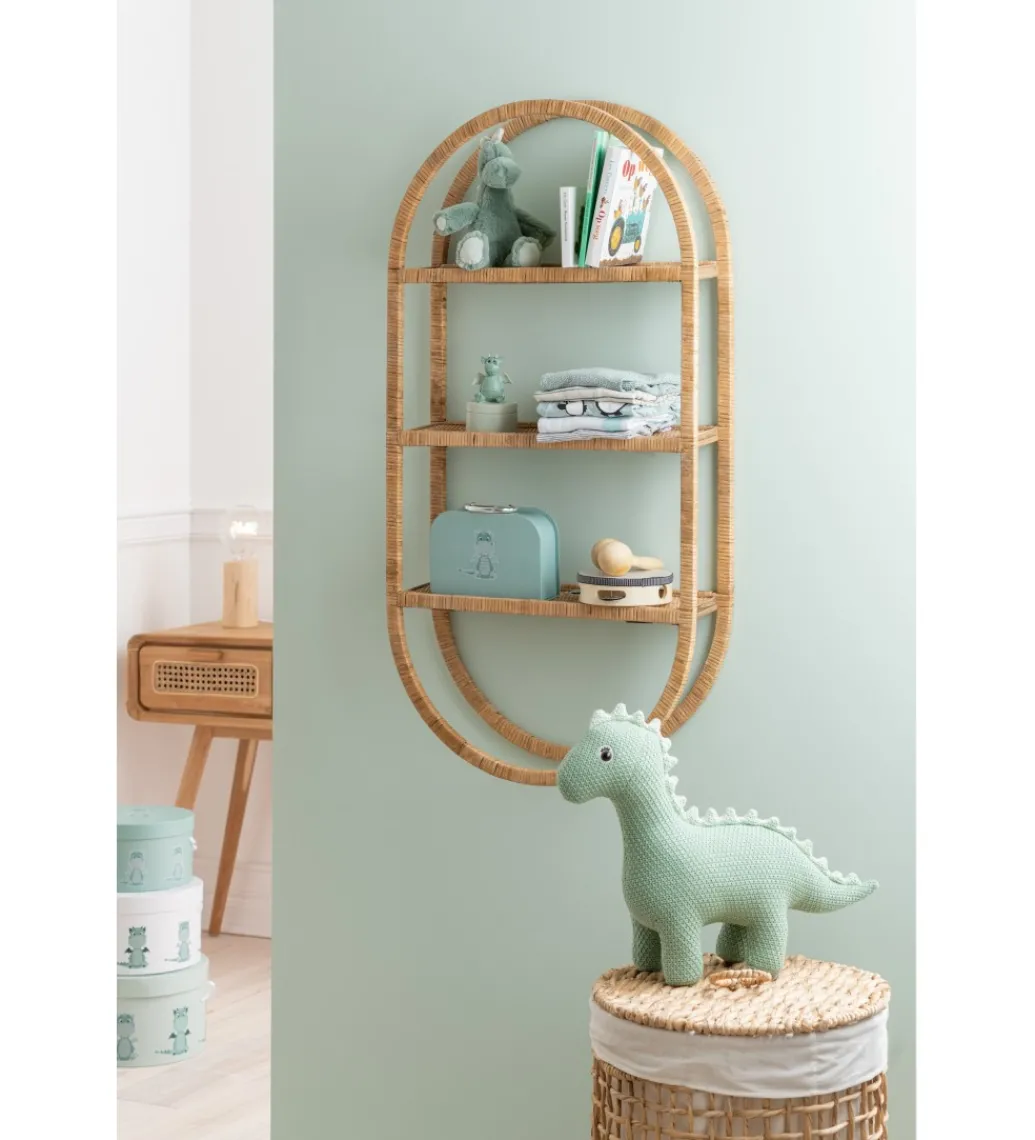 Półka ścienna Plank 56 cm rattan*J-Line Sale
