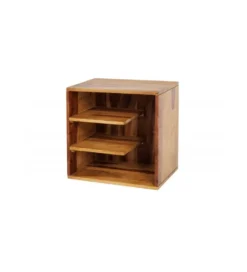Półka Cube 43 cm drewno Sheesham*Invicta Interior Best
