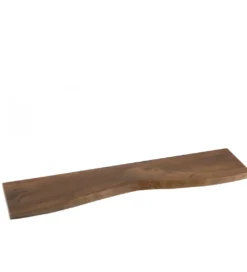 Półka GERARD 115 cm drewno akcja brązowa*J-Line Clearance