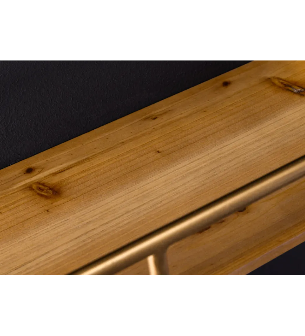 Półka HERITAGE 75 cm złota drewno sosny*Invicta Interior - przedsprzedaż Hot