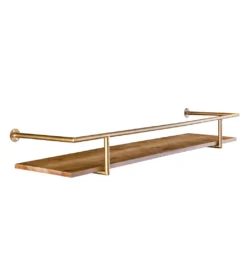 Półka HERITAGE 75 cm złota drewno sosny*Invicta Interior - przedsprzedaż Hot