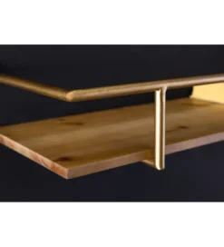Półka HERITAGE 75 cm złota drewno sosny*Invicta Interior - przedsprzedaż Hot