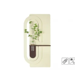 Półka kwiatowa RELIEVE 60 x 120 cm kształt litery C*Imeri Discount