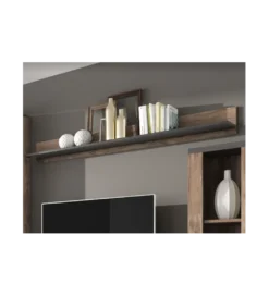 Półka LARONA 180 Cm O Wybarwieniu Satin Nussbaum z kolorem Touchwood*Helvetia Online