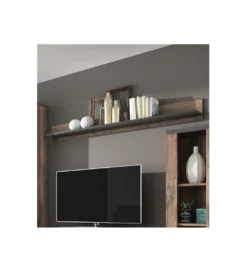 Półka LARONA 180 Cm O Wybarwieniu Satin Nussbaum z kolorem Touchwood*Helvetia Online