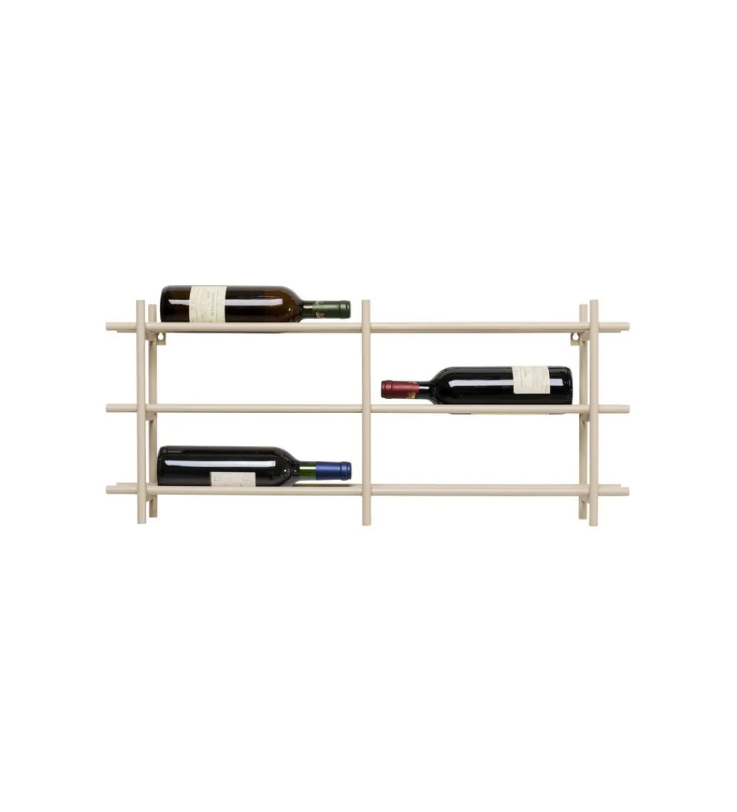 Półka na wino CAPE TOWN 80 x 34 cm greige*KDesign Hot