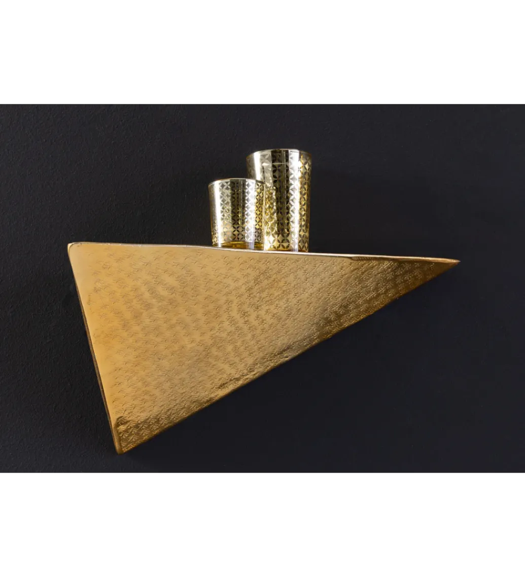 Półka PYRAMID 40 cm złota*Invicta Interior - przedsprzedaż Clearance