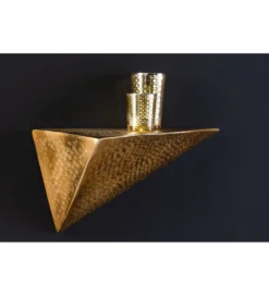 Półka PYRAMID 40 cm złota*Invicta Interior - przedsprzedaż Clearance