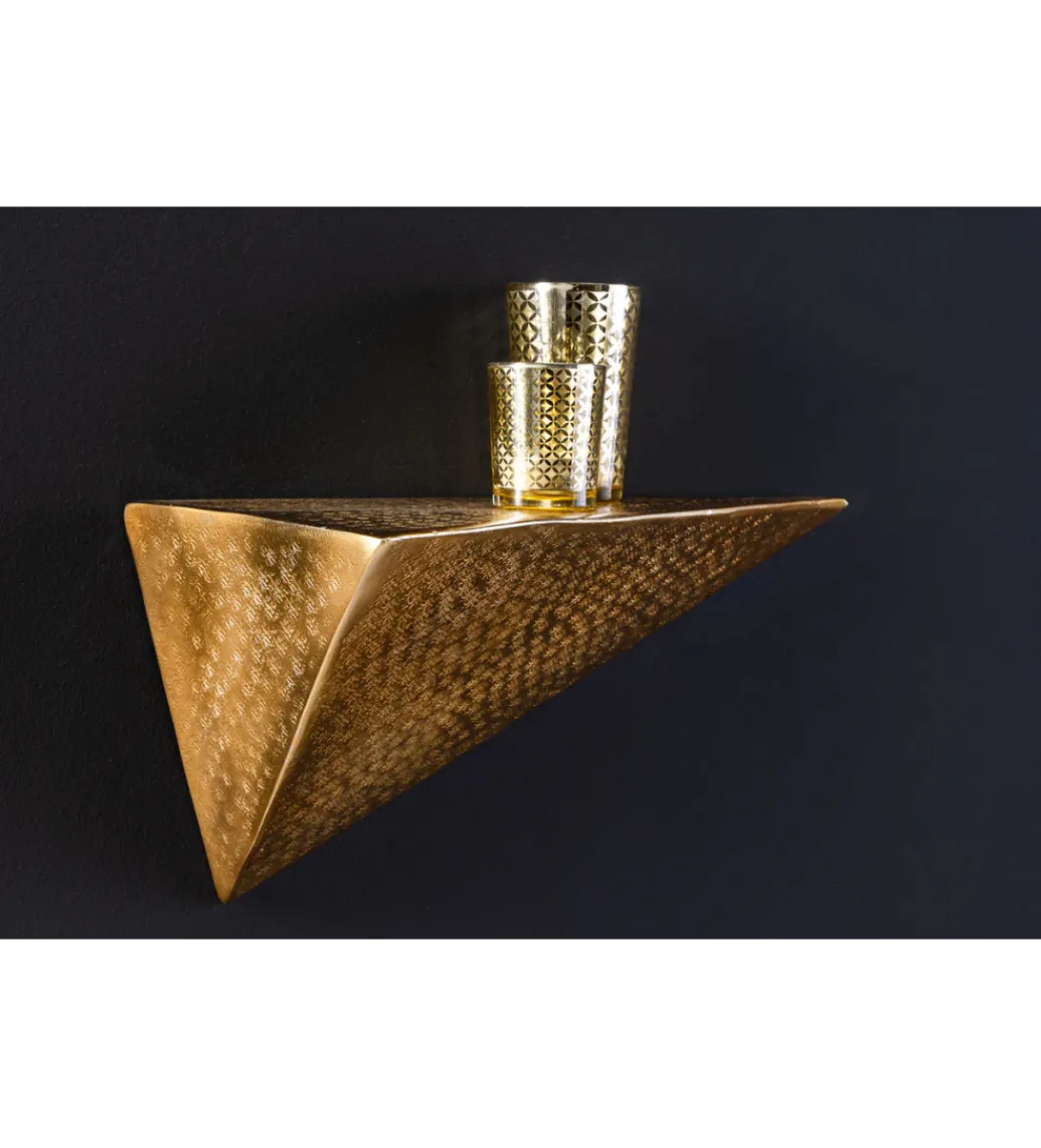 Półka PYRAMID 40 cm złota*Invicta Interior - przedsprzedaż Clearance