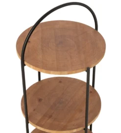Półka VONI 43 cm w optyce drewna*J-Line