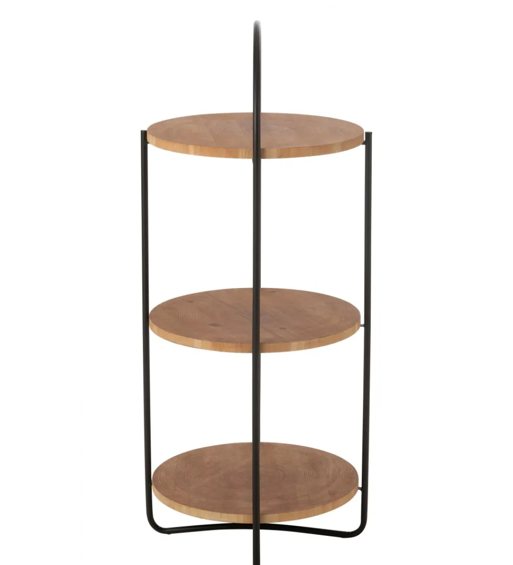 Półka VONI 43 cm w optyce drewna*J-Line
