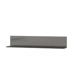 Półka wisząca HELIO 120 cm szaro czarna*Helvetia New