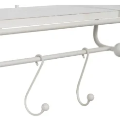 Półka z haczykami ANOER 66 cm biała*Zona-Design Discount