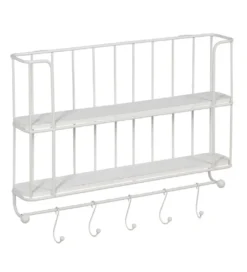 Półka z haczykami ANOER 66 cm biała*Zona-Design Discount