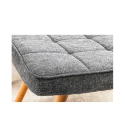 Podnóżek RAMIRO Scandinavia 60 cm szary*Invicta Interior - przedsprzedaż New