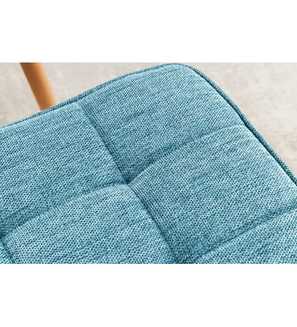 Podnóżek Scandinavia 60 cm niebieski*Invicta Interior