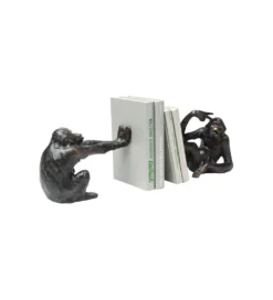 Podpory na książki Monkey set 2 ciemnobrązowe*KDesign Discount