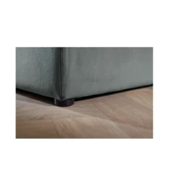 Pufa ALETTA 60 cm szara*Invicta Interior Clearance