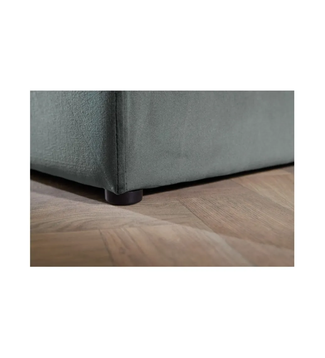 Pufa ALETTA 60 cm szara*Invicta Interior Clearance