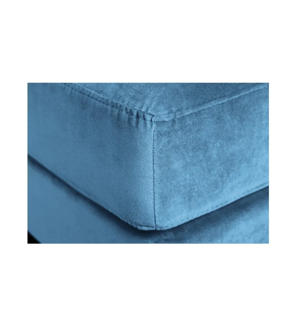 Pufa CANIS Velvet 80 cm niebieska*Invicta Interior Best