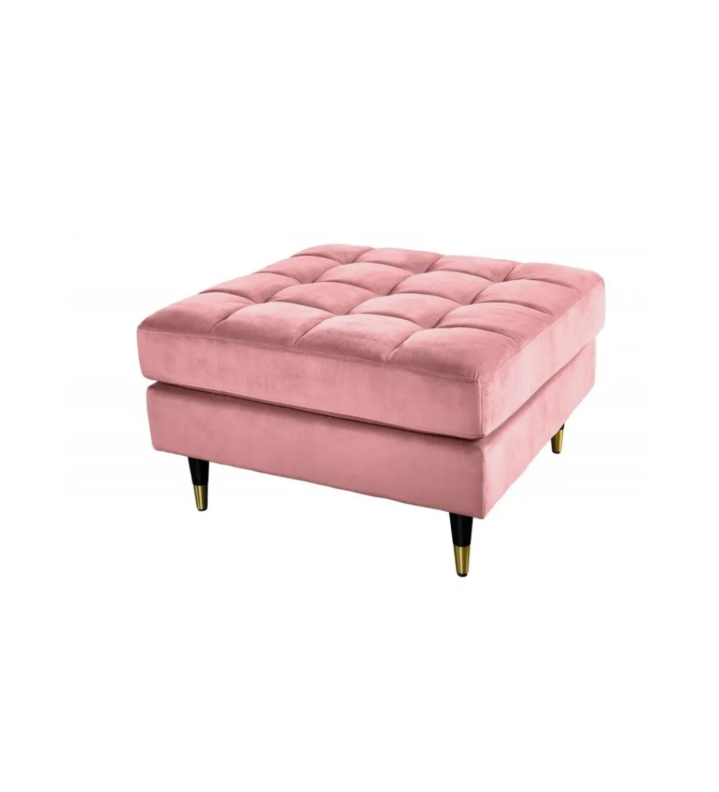 Pufa CANIS Velvet 80 cm różowy*Invicta Interior Hot